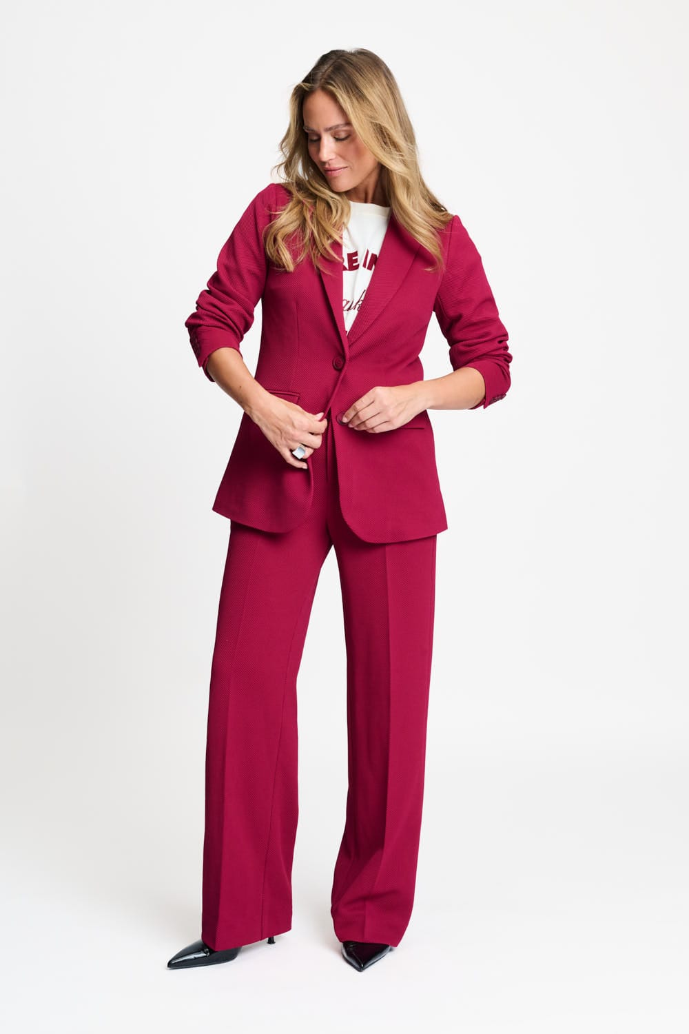 BLAZER - Chloé Burgundy Red