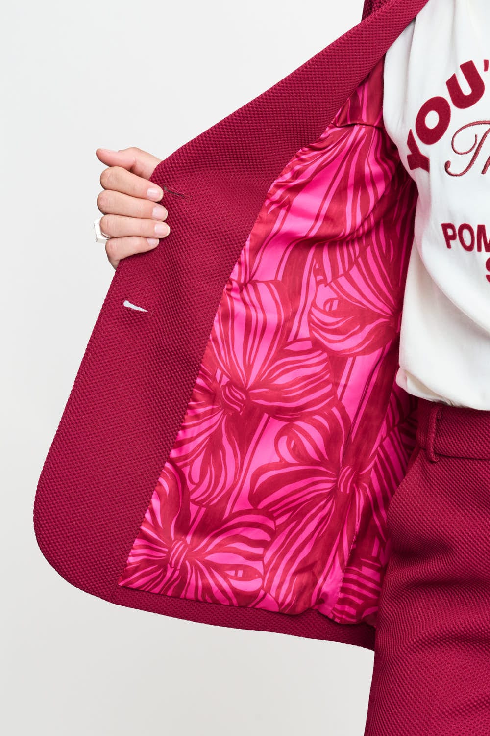 BLAZER - Chloé Burgundy Red