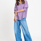 BLUSE - Beau Striped Purple White