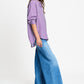 BLUSE - Beau Striped Purple White