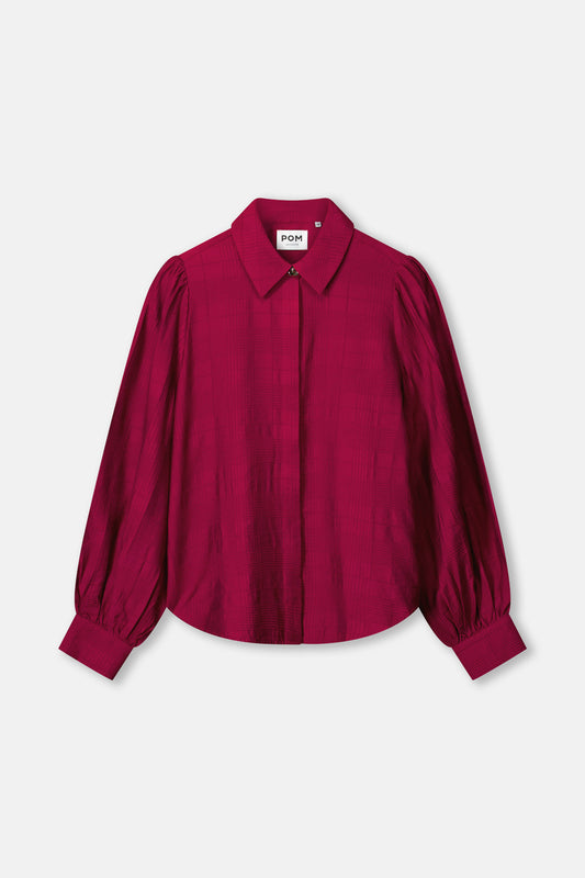 BLUSE - Ivy Burgundy Red