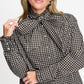 Burgundy BLUSE met klassieke kraag+Q41  | Ivy Burgundy Red | POM Amsterdam