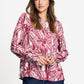 BLUSE - Mila Ribbon Red