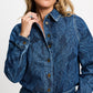 BLUSE - Yara Bows Mid Blue