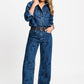 BLUSE - Yara Bows Mid Blue