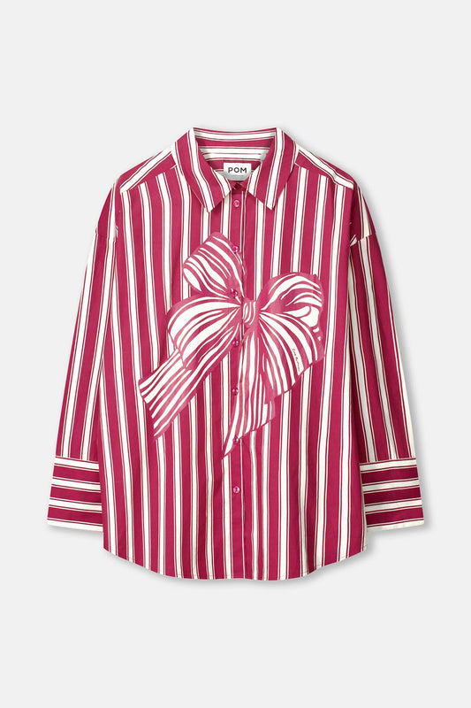 BLUSE - Beau Ribbon Red