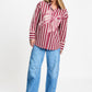 BLUSE - Beau Ribbon Red