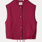 GILET - Gaya Burgundy Red