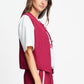 GILET - Gaya Burgundy Red