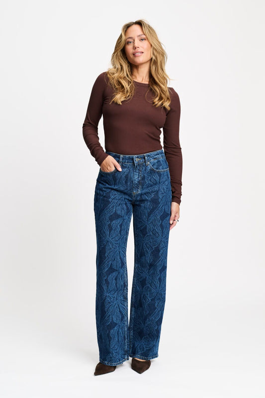 JEANS - Julia Bows Mid Blue