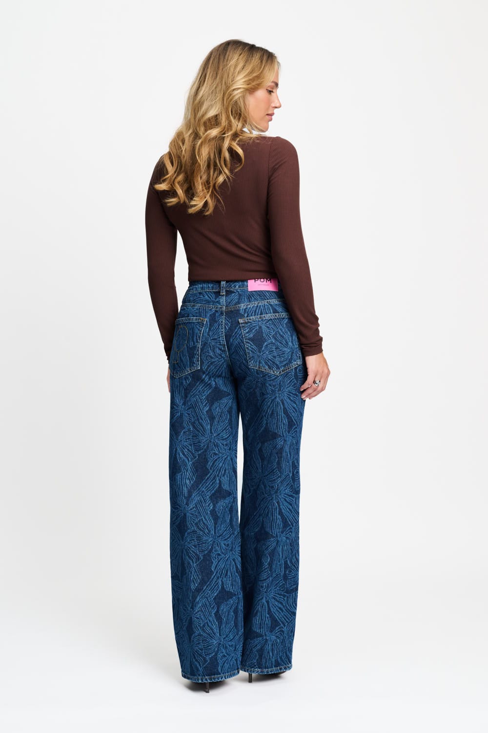 JEANS - Julia Bows Mid Blue