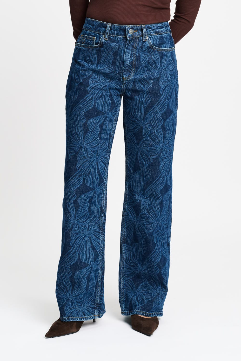 JEANS - Julia Bows Mid Blue