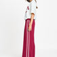 HOSE - Nora Burgundy Red