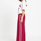 HOSE - Nora Burgundy Red