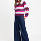 PULLOVER - Faye Striped Red
