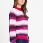 PULLOVER - Faye Striped Red