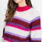 PULLOVER - Faye Striped Red