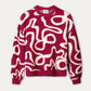 PULLOVER - Frida Bow Burgundy Red