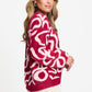 PULLOVER - Frida Bow Burgundy Red