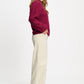 PULLOVER - Marley Burgundy Red