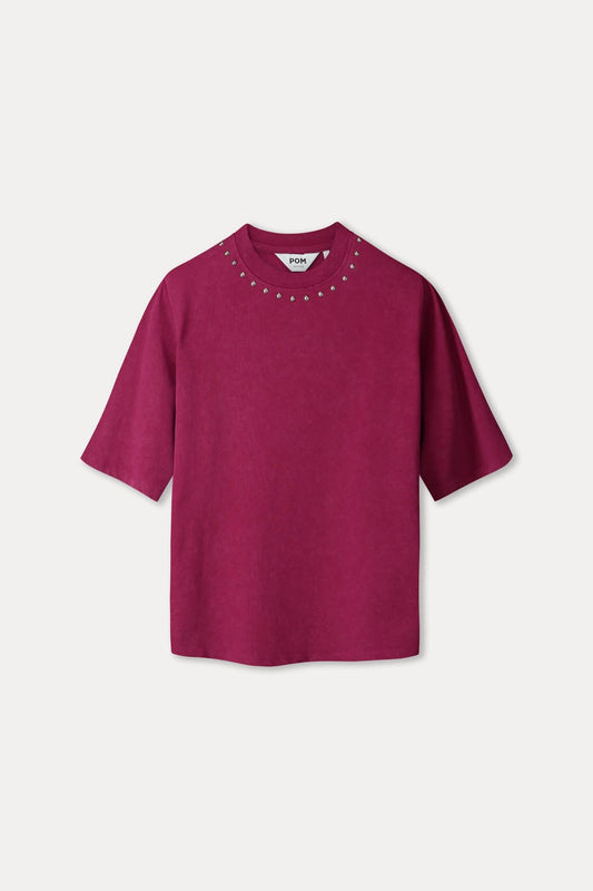 T-SHIRT - Taylor Burgundy Red