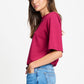 T-SHIRT - Taylor Burgundy Red