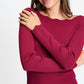 TOP - Bodhi Burgundy Red