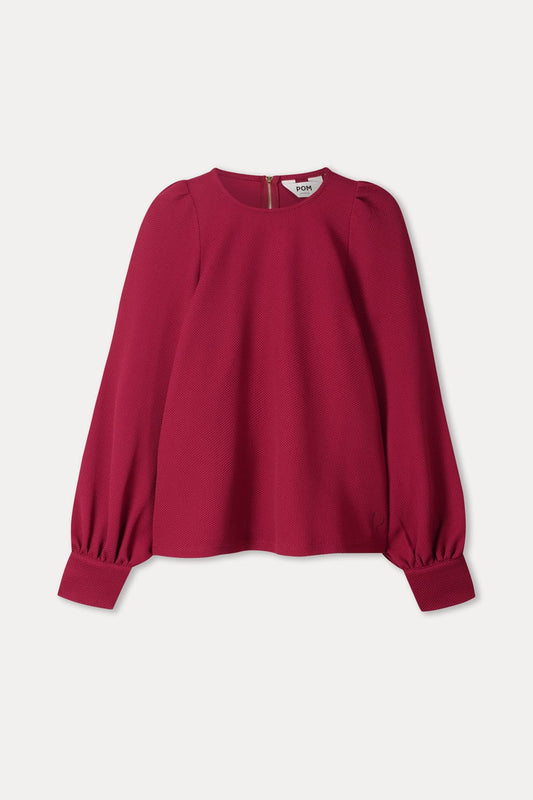 TOP - Kae Burgundy Red