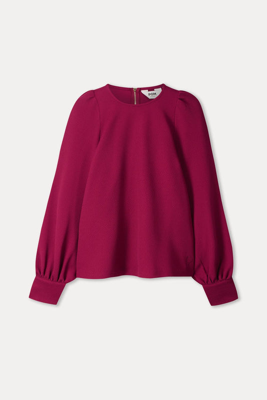 TOP - Kae Burgundy Red