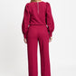 TOP - Kae Burgundy Red