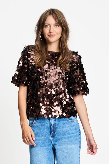 TOP - Nina Chocolate Brown