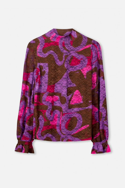 TURTLENECK - Ruby Lace Colourful Bows