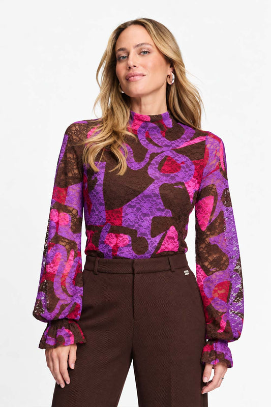 TURTLENECK - Ruby Lace Colourful Bows