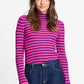 PULLOVER - Riley Striped Pink Purple