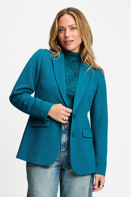 BLAZER - Chloé Teal Green