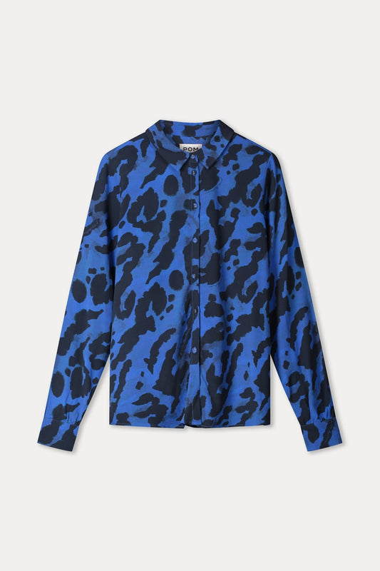 BLUSE - Mila Animal Eternal Blue