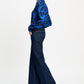 BLUSE - Mila Animal Eternal Blue
