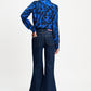 BLUSE - Mila Animal Eternal Blue