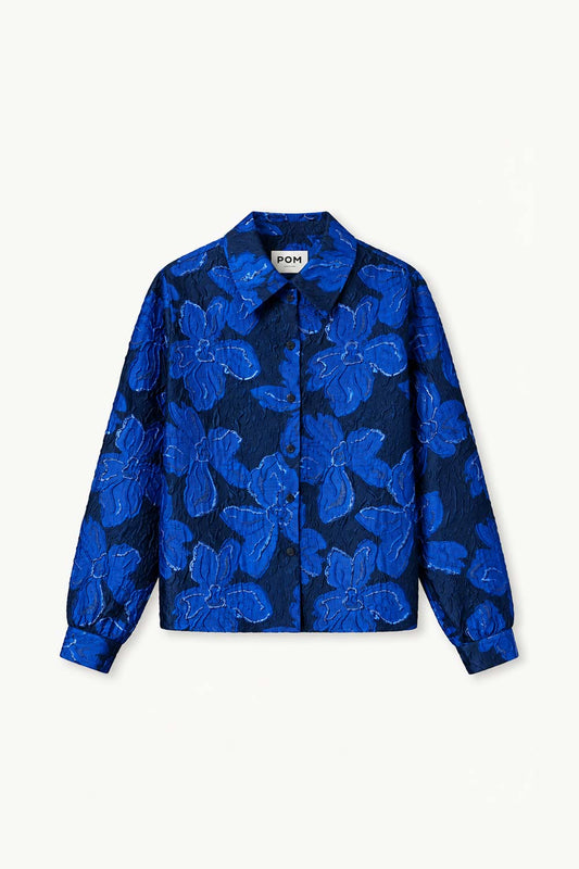 BLUSE - Jade Bloom Cobalt Blue