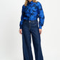 BLUSE - Jade Bloom Cobalt Blue