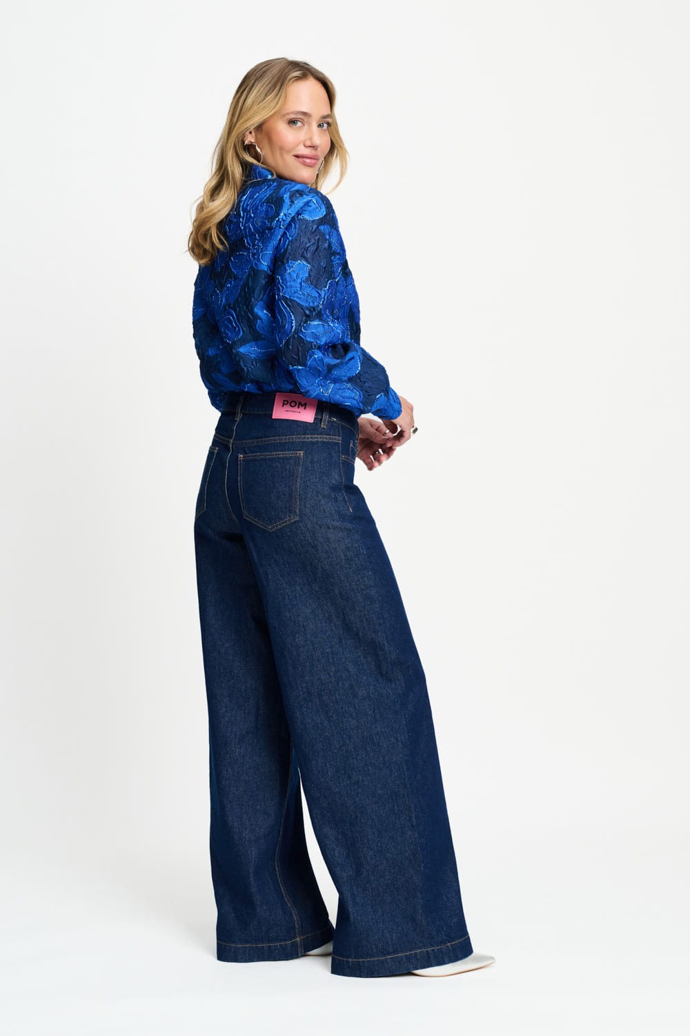 BLUSE - Jade Bloom Cobalt Blue