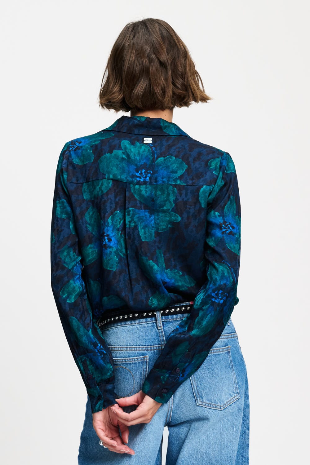 BLUSE - Mila Bloom Teal Green
