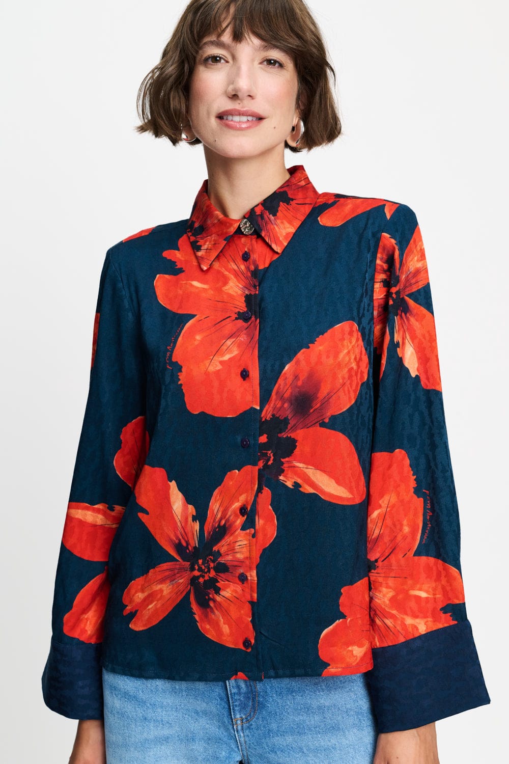 BLUSE - Alex Bloom Rouge