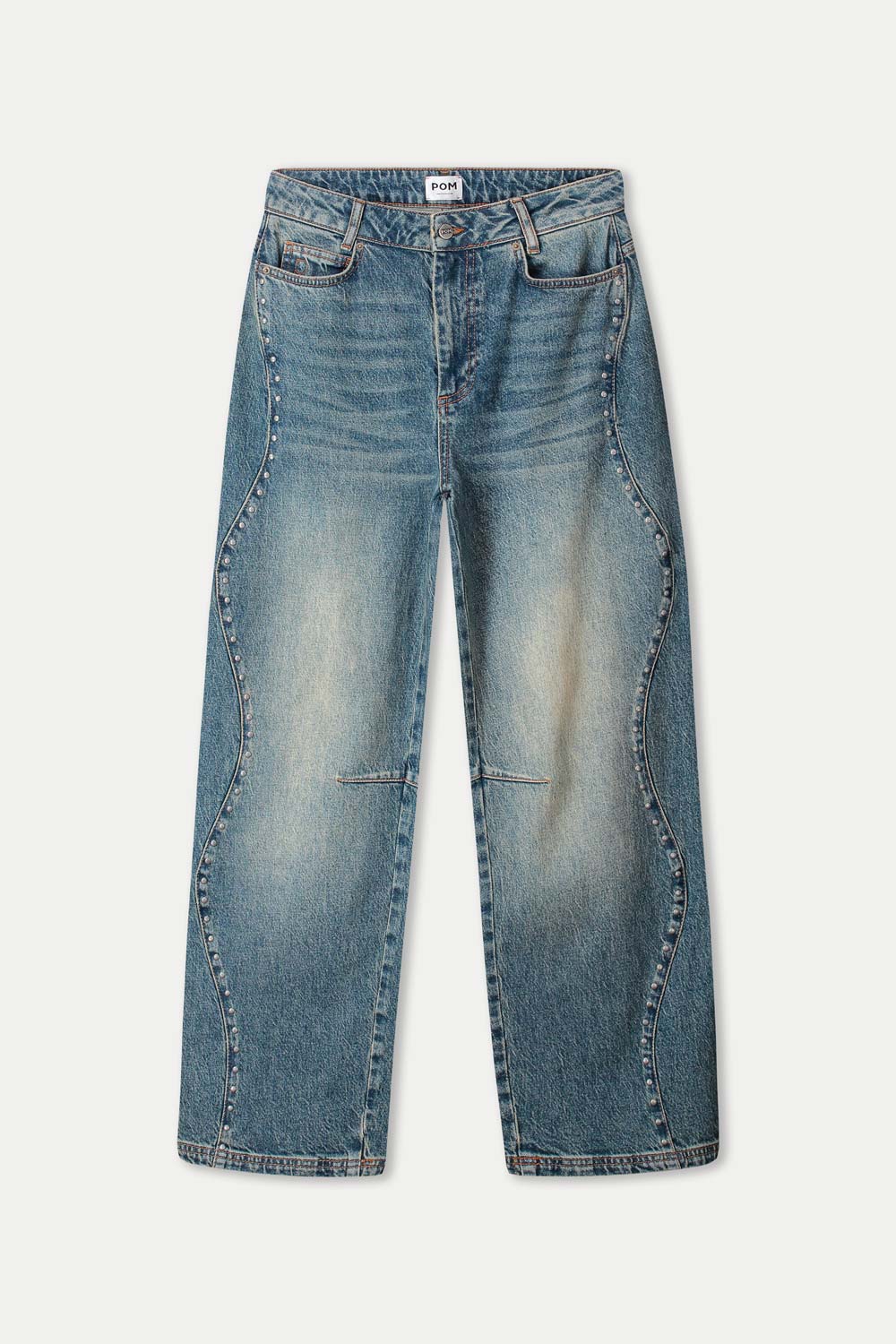 JEANS - Jacky Studs Dark Blue