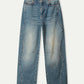JEANS - Jacky Studs Dark Blue