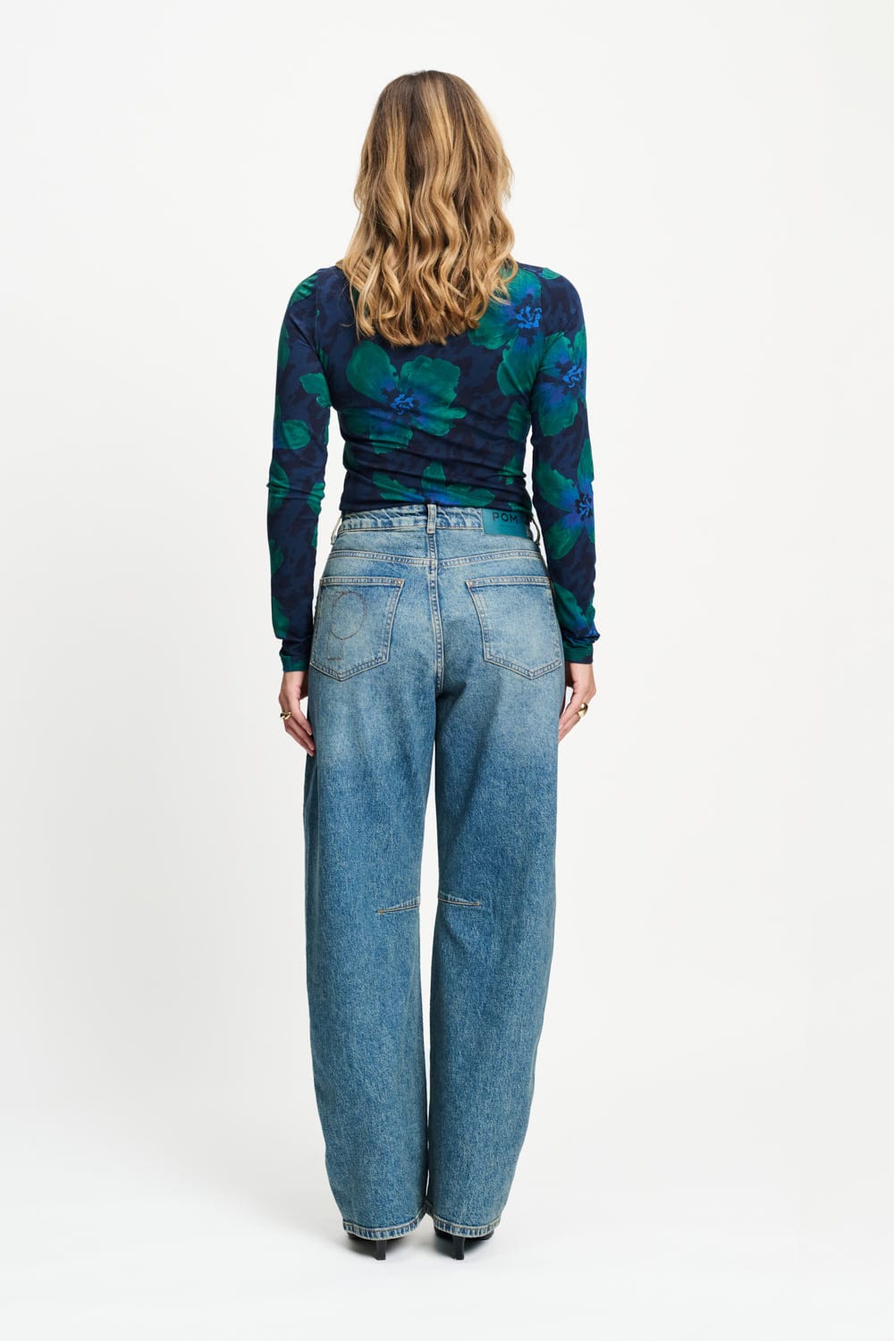 JEANS - Jacky Studs Dark Blue