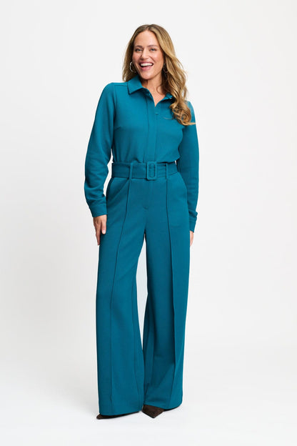 JUMPSUIT - Megan Teal Green