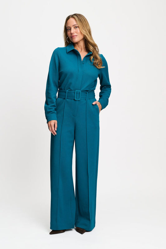 JUMPSUIT - Megan Teal Green