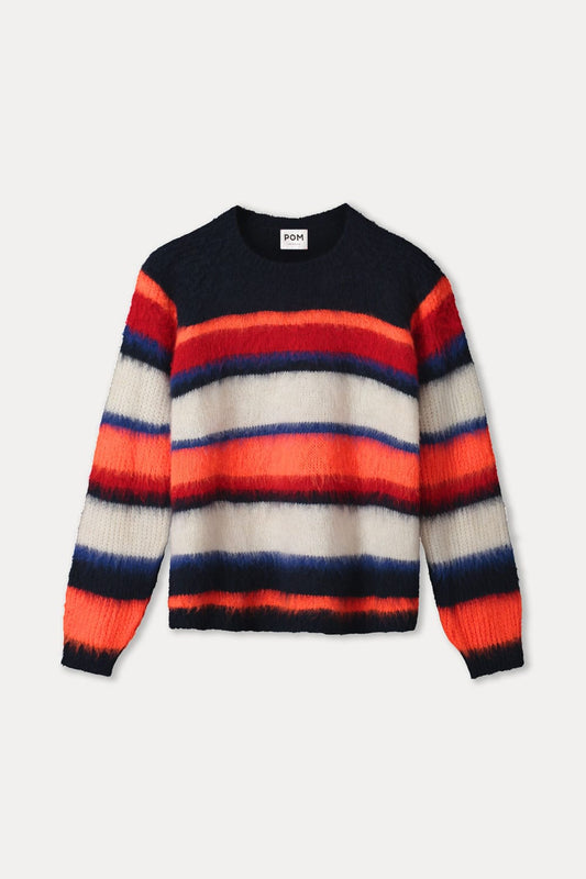 PULLOVER - Faye Striped Blue
