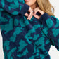 PULLOVER - Frida Animal Teal Green
